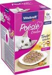 Vitakraft - Katzenfutter Poesie Sauce, Multipack - 6 Schalen