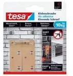 Tesa - Klebeschraube F&uuml;r Mauerwerk Und Stein, Halteleistung 10 Kg, Viereckig, 2