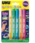 Uhu - Glitzerkleber Stk.5 Glow Vertecchi Rom