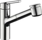 Kwc Sp&uuml;ltischmischer Luna E Herausziehbare Geschirrbrause Ausladung 220 Mm...