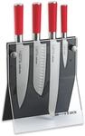 Dick Messerblock 4 Knives 5tlg Red Spirit K&uuml;chenmesser Santoku Messer...
