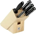 Messerblock Natur 6-tlg