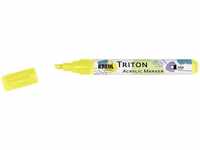 Triton Acrylic Paint Marker Fluoreszierend gelb Pinsel & Stifte - Kreul