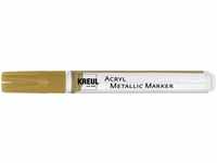 Acryl Metallic Marker Medium gold Steine bemalen - Kreul