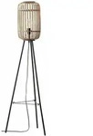Brilliant - Lampe Woodrow Standleuchte Dreibeinig Hellbraun 1x A60, E27, 60w,
