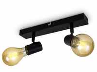 Retro Deckenlampe Vintage Deckenleuchte Spot matt Industrie Wohnzimmer Flur E27...