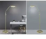 Led Stehleuchte Bergamo Messing Flexibel Sensordimmer - H&ouml;he 135cm