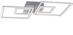 Briloner - Led Deckenleuchte Dimmbar Memoryfunktion 45 W Silber Metall-kunststoff