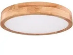 Led Decken Leuchte Schlaf G&auml;ste Zimmer Lampe Holz Optik Dekor Strahler Dimmer Globo
