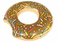 Schwimmring Donut 107 cm braun Schwimmreifen - Schokobraun - Bestway