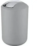 Wenko Kosmetikeimer Brasil Grau L, 6,5 Liter, Grau, Kunststoff (tpe) Grau