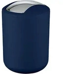 Schwingdeckeleimer Brasil Dunkelblau S, 2 Liter, Blau, Kunststoff (tpe) Dunkelblau -