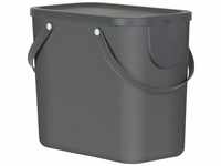 Mülltrennungssystem Albula 25 l anthrazit Recyclingbehälter Müll- & Abfalleimer -