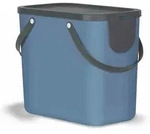 Rotho M&uuml;lltrennungssystem Albula 25 L Horizon Blue Recyclingbeh&auml;lter M&uuml;ll- &