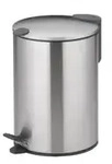 Kela 23615 Kosmetikeimer, Edelstahl, Silber Matt, One Size