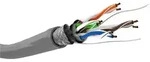 Cat 5e Netzwerkkabel, Sf/utp, Grau, Kupferkaschierter Aluminiumleiter (cca), Awg 26/7
