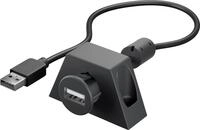 Usb 2.0-verl&auml;ngerungskabel Mit Fester Montage Goobay 1,2 M