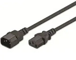 Goobay - Kaltger&auml;teverl&auml;ngerung Nk 100 S-050, 0,5 M, Schwarz