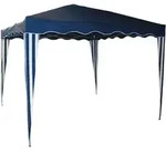 Pavillion Gartenpavillon Faltpavillon Alu/metall 3x3m Blau Garten Partyzelt