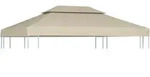 Vidaxl Pavillon-dachplane Ersatzdach 310 G/m2 Beige 3&times;4 M