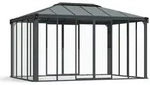 Palram - Canopia Aluminium Wintergarten Ledro 4300 Anthrazit 430x296x275 Cm