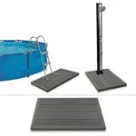 Bodenelement F&uuml;r Solardusche Poolleiter Wpc - Vidaxl