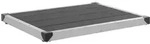 Vidaxl Outdoor Shower Tray Wpc Stainless Steel 80x62 Cm Grey