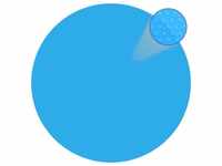 Bonnevie - Runde Pool-Abdeckung pe Blau 488 cm vidaXL109069