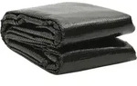 Rechteckige Poolabdeckung 1000x600 Cm Pe Schwarz