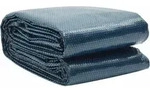 Treibende Pool-solarplane Pe 300 Cm Schwarz Und Blau Vidaxl