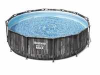 Steel Pro Max Frame Pool Komplett-Set rund ø 366 x 100 Filterpumpe - Bestway
