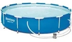 56681 Steel Pro Pool-set 366x76cm Swimmingpool Schwimmbecken Gartenpool - Bestway