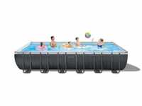 Frame Pool Set Ultra Quadra xtr 732 x 366 x 132 cm - mit Salzwassersystem - Intex