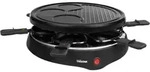Raclette F&uuml;r 6 Personen Tischgrill, Grillplatte &Oslash;29cm, 3 Cr&ecirc;pefl&auml;chen 800 Watt