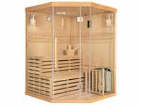 Home Deluxe - Traditionelle Sauna - skyline xl - 150 x 150 x 200 cm - für 2 - 3