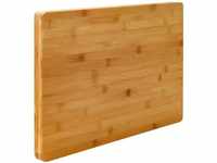 3cm Thick xl Bamboo Cutting Board 50×35cm Large Wooden Chopping Block - braun