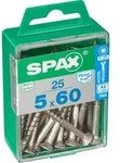 Spax - Universalschrauben 5.0 X 60 Mm Tx 20 Senkkopf - 25 Stk. Schrauben & D&uuml;bel