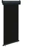 Balkon-seitenmarkise 85x250 Cm Schwarz Vidaxl