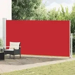 Seitenmarkise Ausziehbar 180x500 Cm Rot - Vidaxl