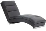 Chaiselongue Grau Kunstleder Vidaxl