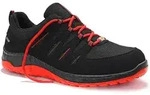 Elten Wellmaxx Sicherheitshalbschuh Maddox W Black-red Low Esd S3, 45