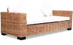 Vidaxl - 3-sitzer-sofa Nat&uuml;rliches Rattan
