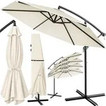 Kingsleeve&reg; Ampelschirm Rostfreies Aluminium Sonnenschirm &Oslash; 300 Cm & 330 Cm Uv