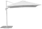 Vcpendelschirm 'rhodos Twist Bianco', Ca. 300 X 300 Cm, Weiss
