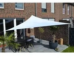 Dreiecksonnensegel 360 Cm - Polyester - Farbe Wei&szlig;