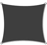 Solino Sonnensegel Grau 180g/m2 Hdpe, Quadratisch, 3,6x3,6x3,6x3,6m