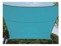 Perel - sonnensegel - rechteckig - 4 x 3 m - farbe: himmelblau