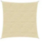 Windhager - Sonnensegel Capri 4x4m Champagne Sonnenschutz Uv-schutz 50+ Sonnendach