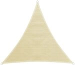 Windhager - Sonnensegel Capri 5x5x5m Champagne Sonnenschutz Uv-schutz Sonnendach
