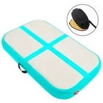 Vidaxl Inflatable Gymnastics Mat With Pump 60x100x20 Cm Pvc Green
